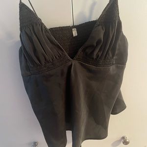 Free People, size large, green, tank, cami